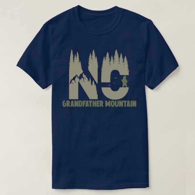 Wild About Grandfather Mountain North Carolina NC  T-Shirt (Design Front)