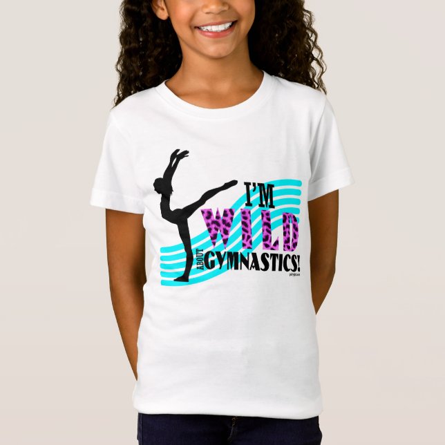 Wild About Gymnastics T-Shirt (Front)