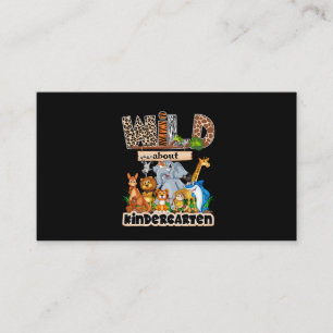 Wild About Kindergarten Business Card