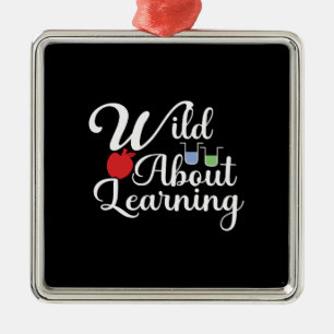 Wild About Learning Metal Tree Decoration
