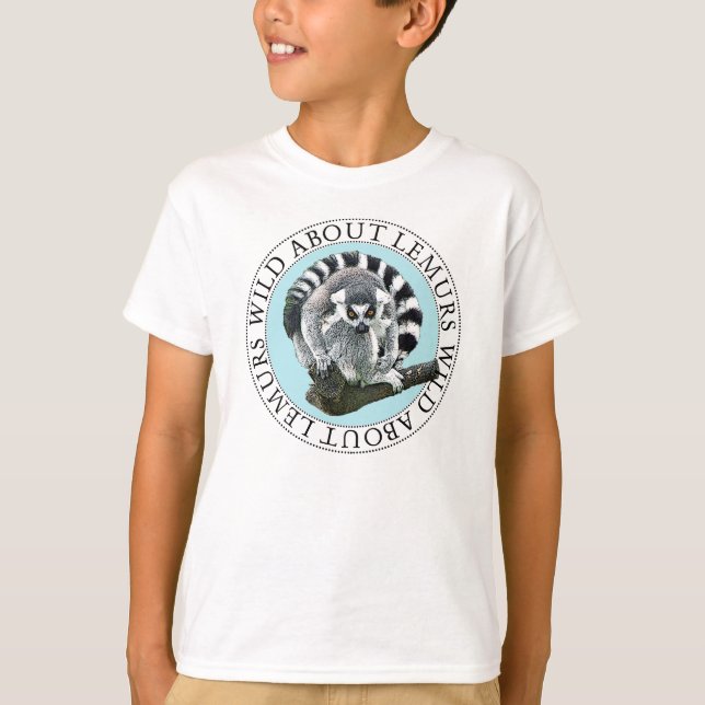 Wild About Lemurs T-Shirt (Front)