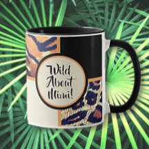 Wild about Mimi Animal Print gift Mug