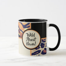 Wild about Nana Animal Print gift Mug