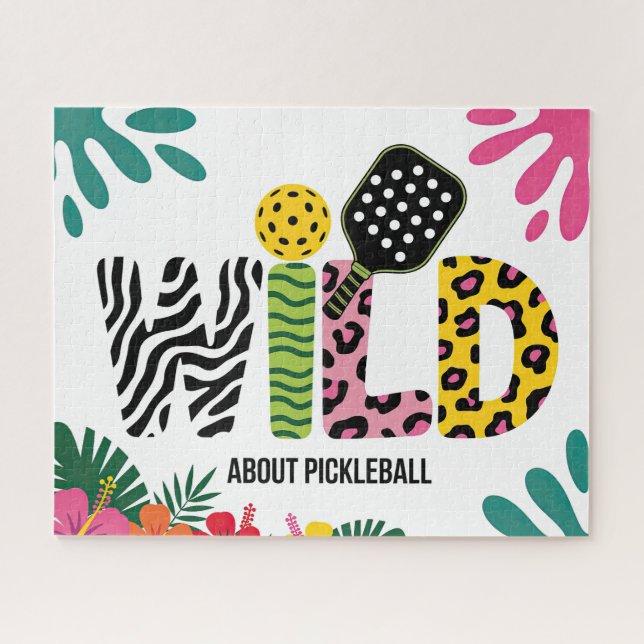 Wild About Pickleball Jigsaw Puzzle (Horizontal)