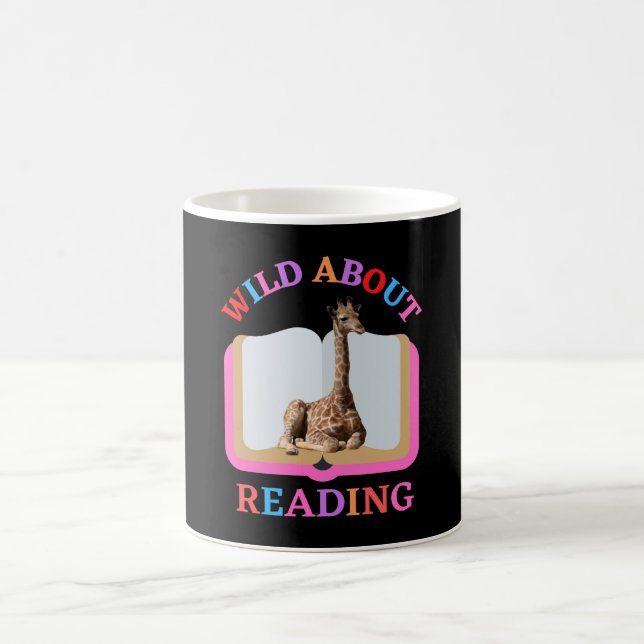 WILD ABOUT READING COFFEE MUG (Center)