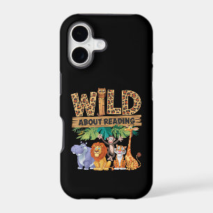 Wild About Reading Leopard Print Cute Zoo Animal