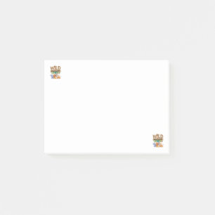Wild About Reading Leopard Print Cute Zoo Animal Post-it Notes
