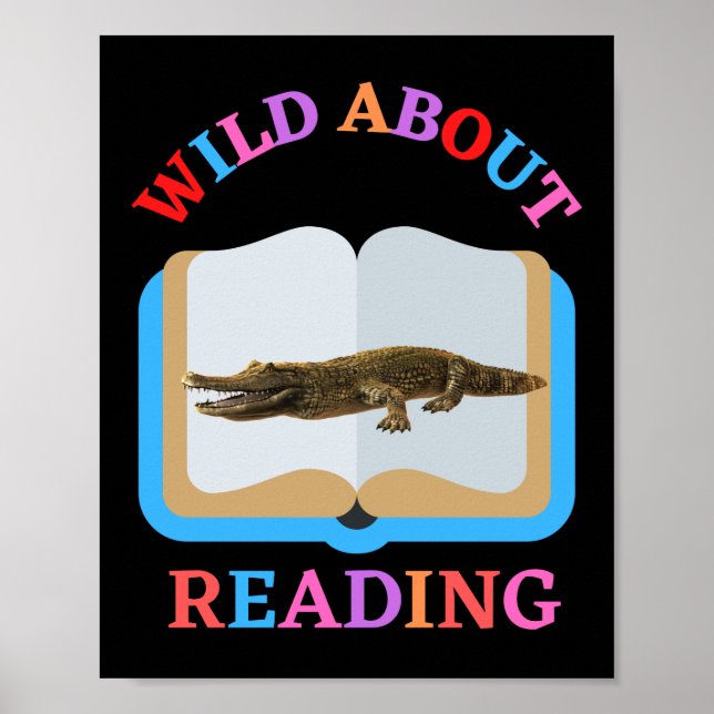 WILD ABOUT READING POSTER (Front)
