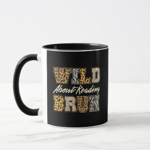 Wild About Reading - Safari Animal Print Teacher Mug