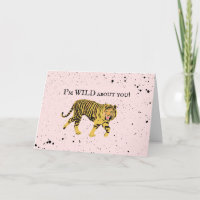 Wild About You Valentine Tiger Kids Classroom Post
