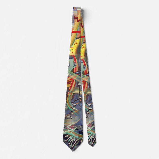 Wild Abstract Necktie (Front)