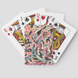 "Wild" Abstract Playing Cards