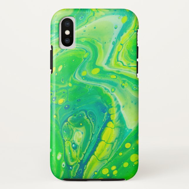 Wild Acrylic Fluid Art Abstract Case-Mate iPhone Case (Back)