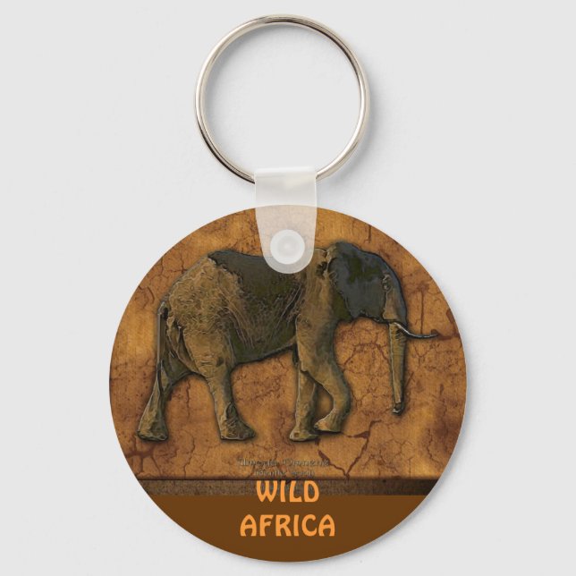 Wild Africa Animal-lovers Big Five Key Ring (Front)