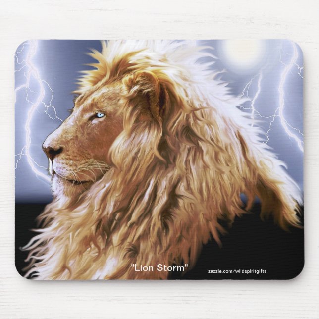 Wild Africa Animal-lovers Big Five Mouse Mat (Front)