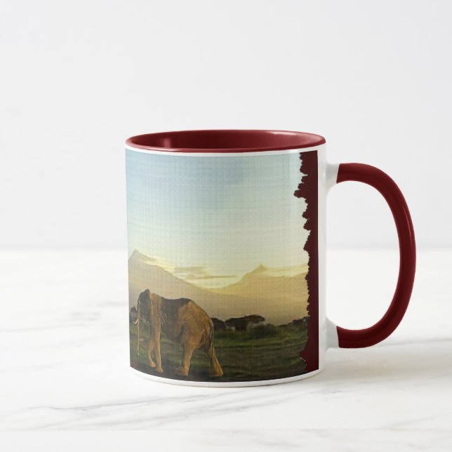 Wild Africa Animal-lovers Big Five Mug (Right)