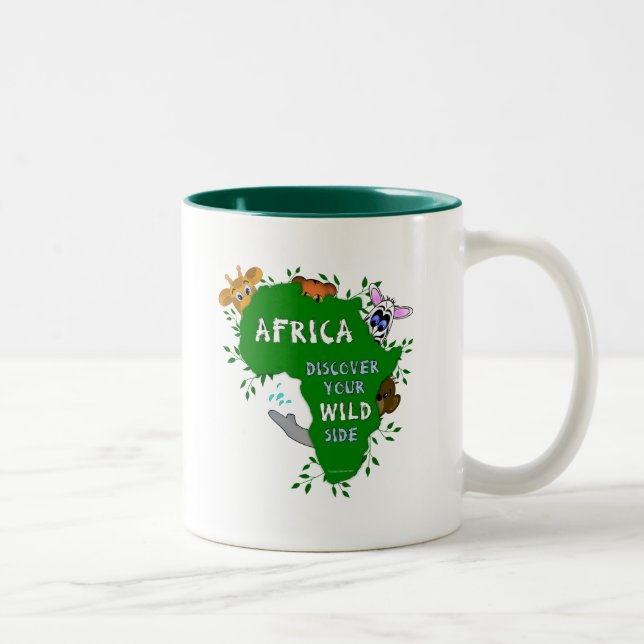 Wild Africa Two-Tone Coffee Mug (Right)