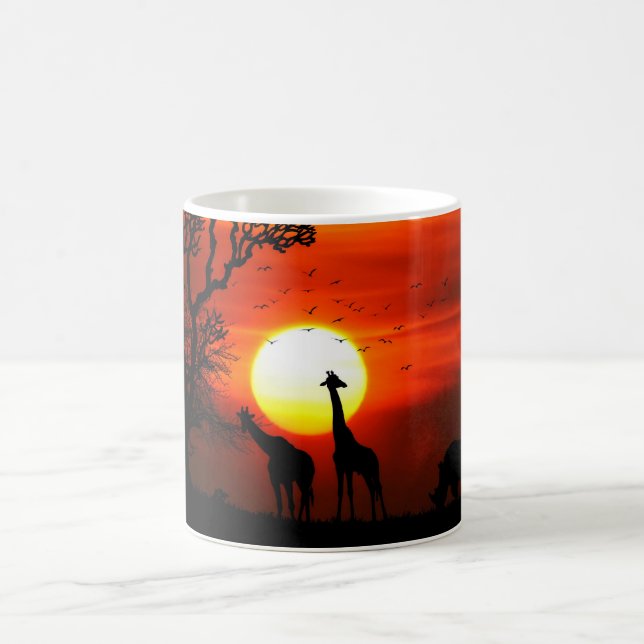 Wild Africa White Coffee Mug (Center)