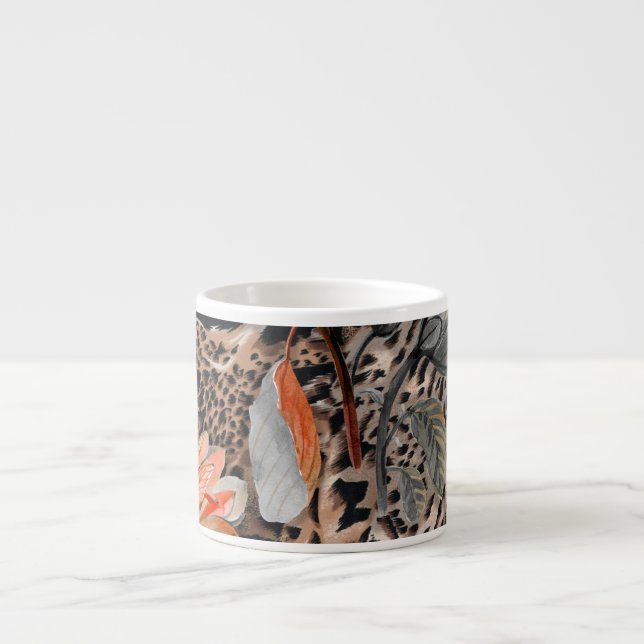 Wild African Animal Skin Pattern Espresso Cup (Front)