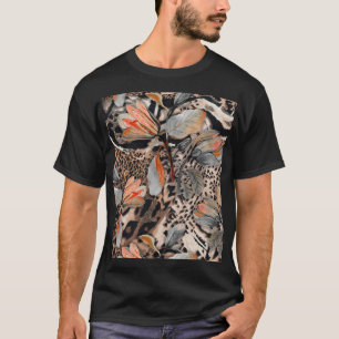 Wild African Animal Skin Pattern T-Shirt
