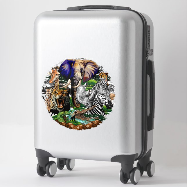 Wild African Savanna Animals (Suitcase)