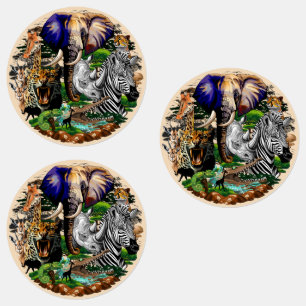 Wild African Savanna Animals
