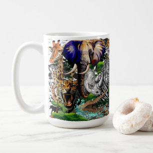 Wild African Savanna Animals Coffee Mug