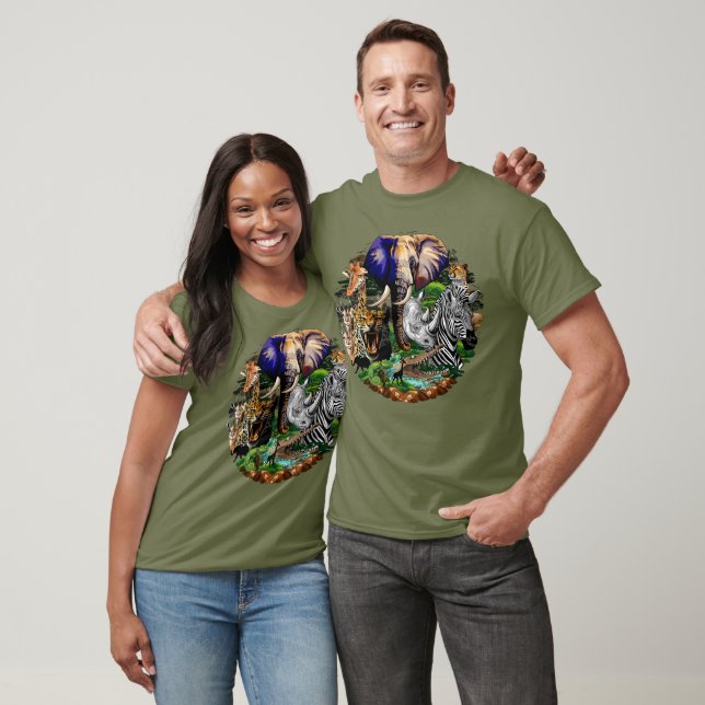 Wild African Savanna Animals T-Shirt (Unisex)