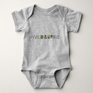Wild and Brave Baby Bodysuit