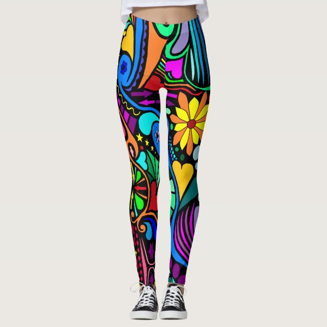 Wild and Crazy Leggings (Front)