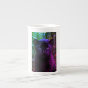 Wild and Fearless – Panther Coffee Bone China Mug