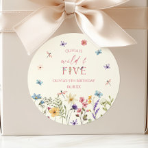 Wild and Five Wildflower 5th Birthday Party