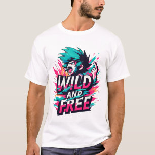 wild and free anime T-Shirt