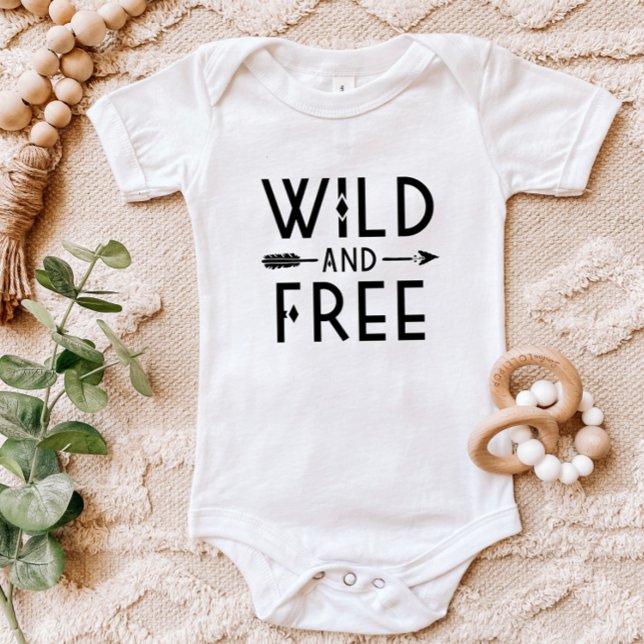 Wild and Free Baby Bodysuit (Creator Uploaded)