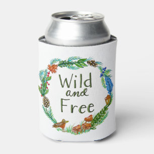 Wild and Free Can Cooler