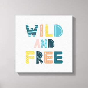 Wild and Free Canvas Print