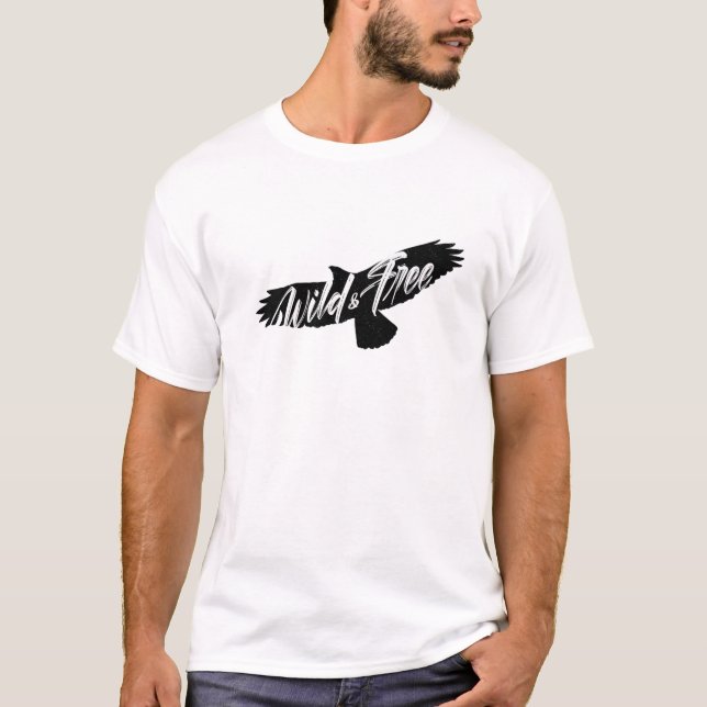 Wild And Free Graphic Tees - Novelty S (Front)