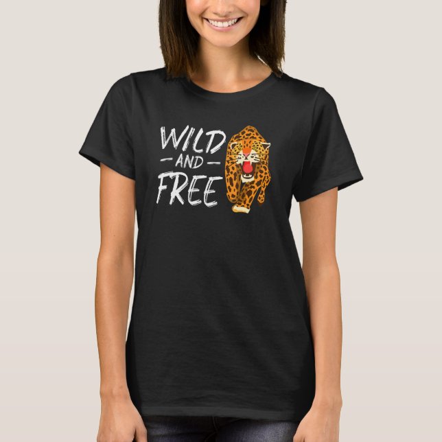 Wild And Free Jaguars T-Shirt (Front)