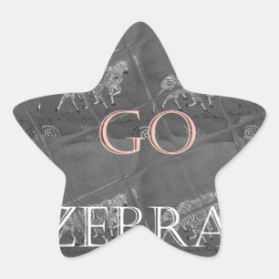 Wild and Free Let's Go!: A Zebra's Journey Star Sticker