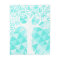 Wild and Free Mint Abstract Triangle Pattern