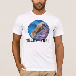 Wild and Free - Mustang T-Shirt