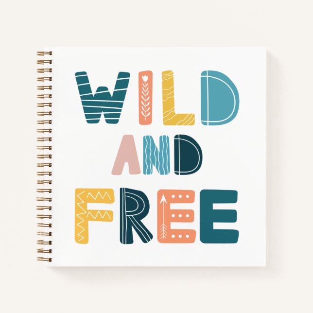 Wild and Free Notebook (Front)