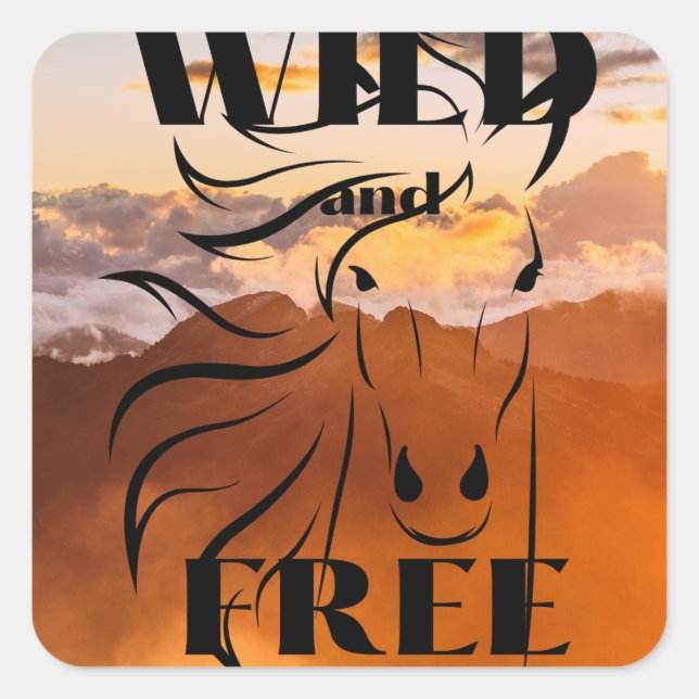 Wild and Free sticker (Front)