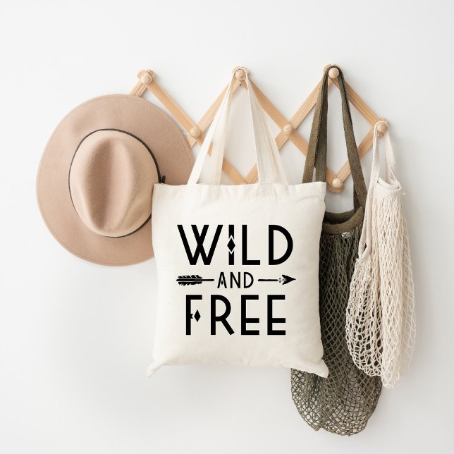 Wild and Free Tote Bag (Creator Uploaded)