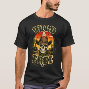 Wild and Free Vintage Boho Desert T-Shirt