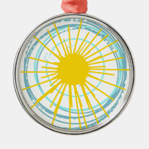Wild and Free You Are My Sunshine Metal Tree Decoration