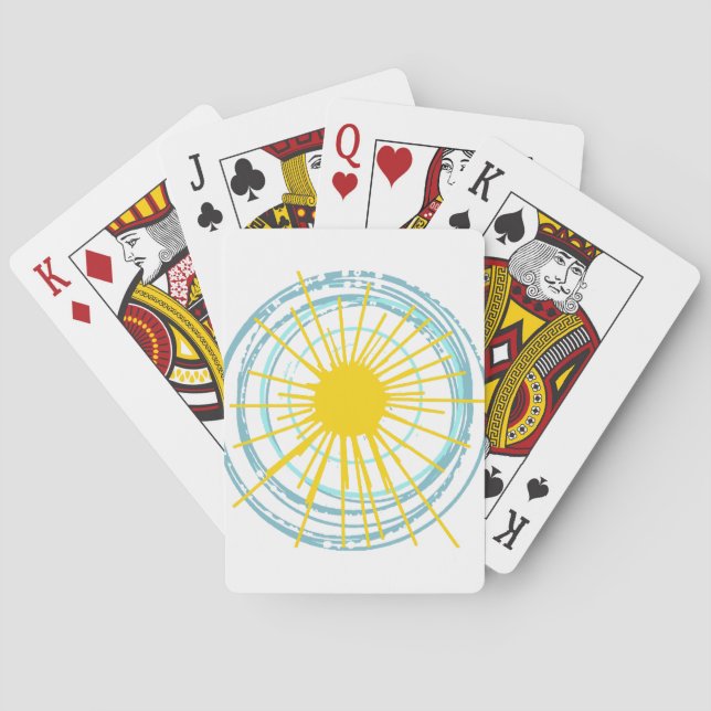 Wild and Free You Are My Sunshine Playing Cards (Back)