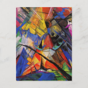 Wild and Funky Abstract Art Cards, Postage, Gifts Postcard