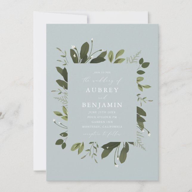 Wild and Green Invitation (Front)