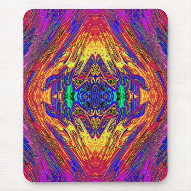 Wild and Round.... Mouse Mat (Front)